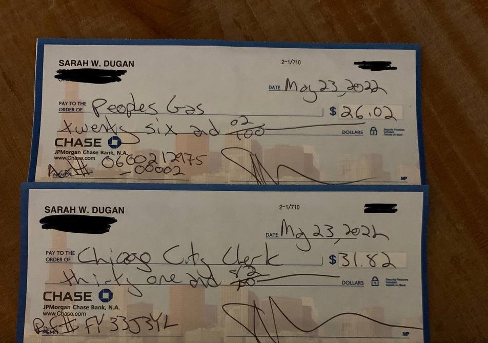 CHASE BANK DEPOSIT CHECK | $2000 - $5000