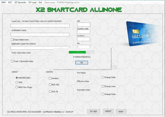 EMV X2 Smartcard All In One - Data Skimmer GSM